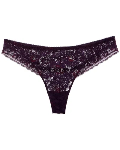 Simone Perele Festive Tanga In Burgundy