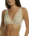 Simone Perele Festive Underwire Triangle Bra In Neutral