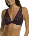 Simone Perele Festive Underwire Triangle Bra In Purple