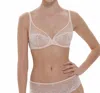 Simone Perele Full Coverage Plunge Bra In Blush In Neutral