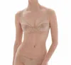 Simone Perele Delice Full Coverage Plunge Bra In Sand In Neutral
