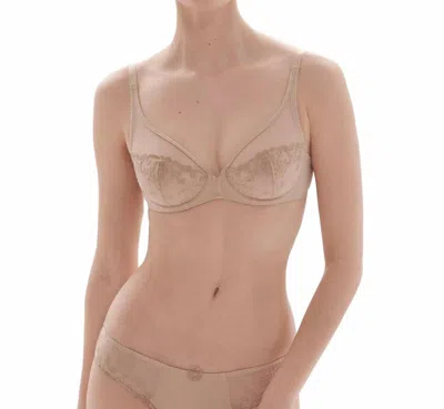 SIMONE PERELE FULL CUP PLUNGE BRA IN NUDE