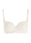Simone Perele Simone Pérèle Intrigue Embroidered Tulle Underwired Bra In Light Pink