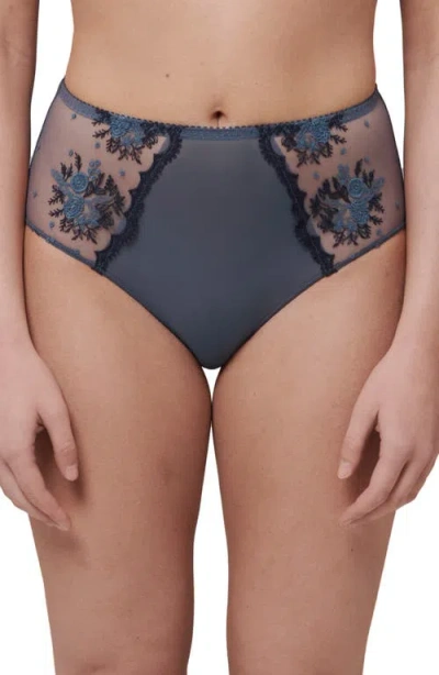 SIMONE PERELE SIMONE PERELE INTRIGUE FLORAL EMBROIDERED BRIEFS