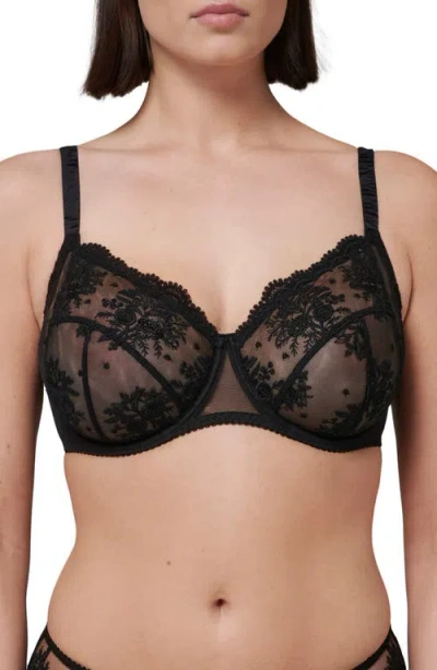 Simone Perele Intrigue Full Cup Underwire Bra In Black