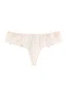 Simone Perele Simone Pérèle Intrigue Tanga Embroidered Tulle Briefs In Light Pink