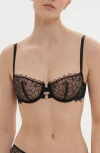 Simone Perele Jeanne Underwire Demi Bra In Black