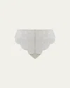 Simone Perele Karma Demi-cup Convertible Lace Bra In White