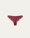 Simone Perele Karma Lace Tanga In Spinel Red