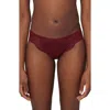 Simone Perele Karma Lace Tanga In Spinel Red
