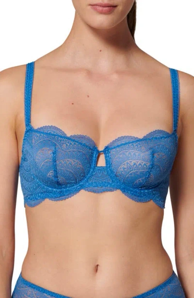 SIMONE PERELE KARMA UNDERWIRE LACE DEMI BRA