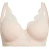 Simone Perele Karma Underwire Lace Demi Bra In Pink