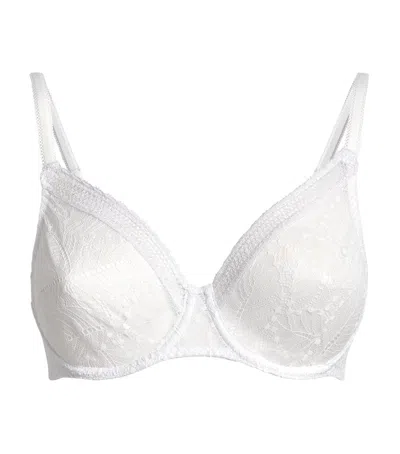 Simone Perele Lace Comète Plunge Bra In White
