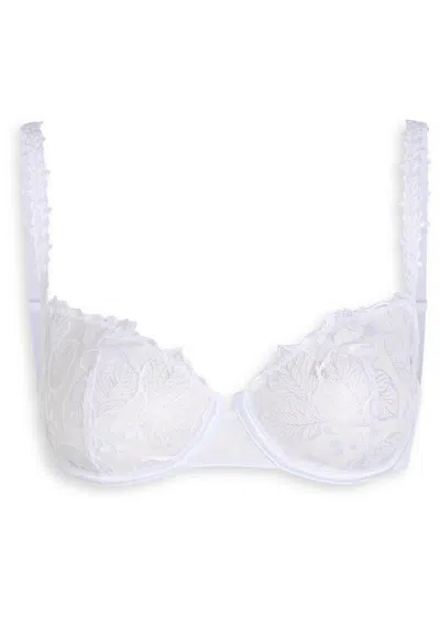 Simone Perele Simone Pérèle Lace Half-cup Bra In White