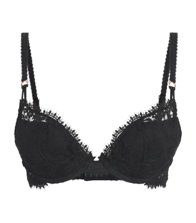 Simone Perele Lace Précieuse Push-up Bra In Black