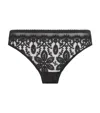Simone Perele Lace Précieuse Tanga Briefs In Black
