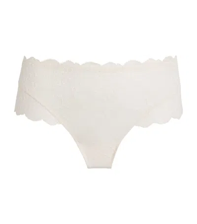 Simone Perele Lace Reve Shorty Briefs In Pink