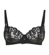 Simone Perele Saga Non-padded Lace Demi Bra In Black