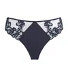 Simone Perele Lace Saga Tanga Thongs In Blue