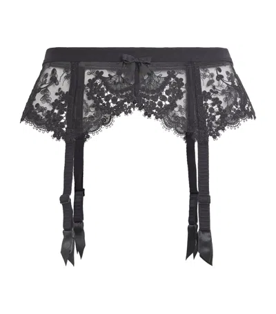 Simone Perele Lace Wish Garter Belt In Black