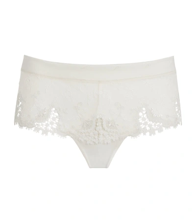 Simone Perele Lace Wish Shorty Briefs In Ivory