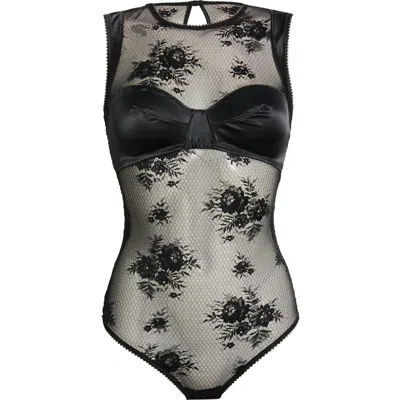 Simone Perele Louise Bodysuit In Black