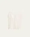Simone Perele Love Me Sleeveless Lace-trim Silk Top In Ivory