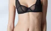 Simone Perele Manon Deep Plunge Demi Cup Bra In Black