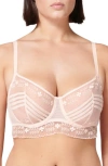 Simone Perele Marthe Demi Underwire Bra In Petal Powder