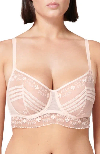 Simone Perele Marthe Half Cup Bra In Petal Pink In Neutral