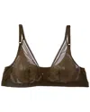 Simone Perele Olympe Triangle Bralette In Green