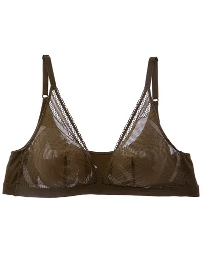 Simone Perele Olympe Triangle Bralette In Green