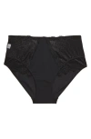 Simone Perele Simone Pérèle Reve Panelled Lace Briefs In Black