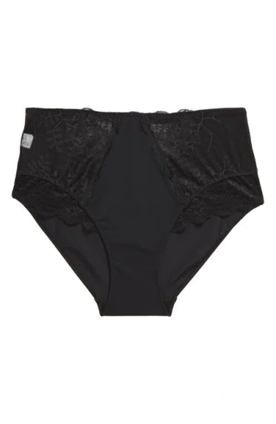Simone Perele Simone Pérèle Reve Panelled Lace Briefs In Black