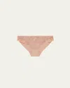 Simone Perele Reve Scalloped Lace Bikini Brief In Pink