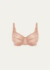Simone Perele Reve Scalloped Lace Bra In Nude