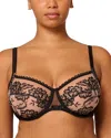 Simone Perele Romance Full Cup Bra In Black