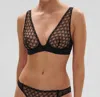 Simone Perele Rose Underwire Triangle In Black In Black