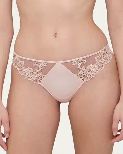 Simone Perele Saga Lace Thong In Pink