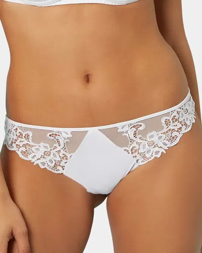 Simone Perele Saga Lace Thong In White