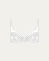 Simone Perele Saga Sheer Plunge Bra In White