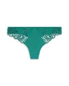 Simone Perele Saga Lace Thong In Garden Green