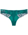 Simone Perele Saga Thong In Green