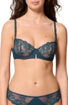 Simone Perele Saga Underwire Demi Bra In Blue