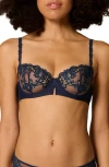 Simone Perele Saga Underwire Demi Bra In Blue