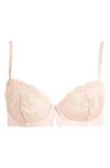 Simone Perele Saga Underwire Demi Bra In Pink Coral