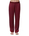 Simone Perele Satin Secrets Lounge Pants In Spinel Red