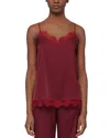 Simone Perele Satin Secrets Camisole In Spinel Red