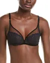 Simone Perele Scenario Sheer Plunge Bra In Black