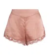 Simone Perele Silk-blend Love Me Pyjama Shorts In Pink